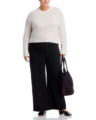 100% Cashmere Boxy Crewneck Sweater - Exclusive