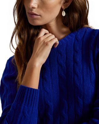 Cable Knit Cashmere Sweater