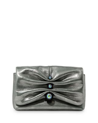 Ruched Crystal Crossbody