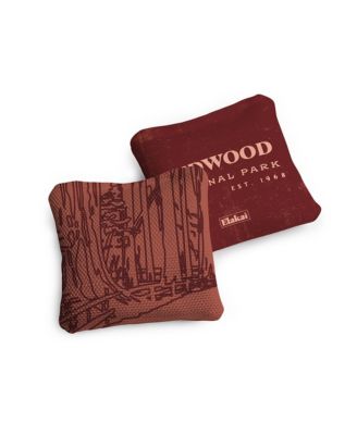 6x6 Redwood National Park Durasuede + Turbo Polyglide Pilot Versacraft Cornhole Bags
