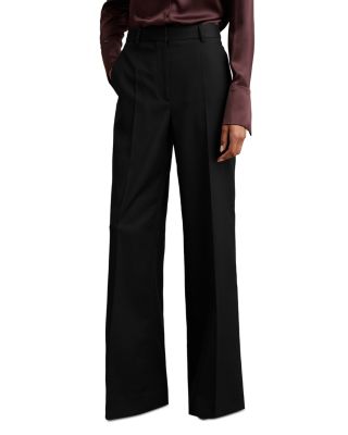 Petite Haisley Tailored Wide Leg Trousers