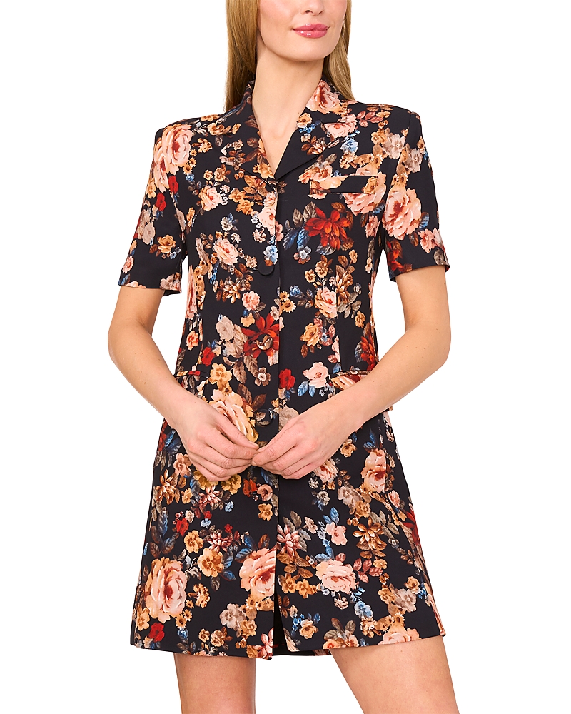 short sleeve ted baker dresses Floral Dress Ted Baker Fuschia Dress Ted Baker White, Pink, Black Floral Short Sleeve Dress Sz