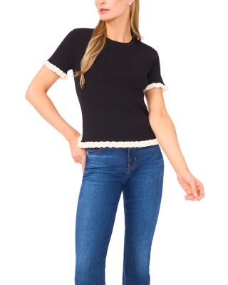 Terrin Ruffled Knit Top