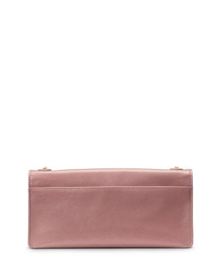 Deco Glazed Leather Soft Shoulder Bag