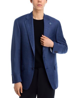 New York Windowpane Classic Fit Sport Coat