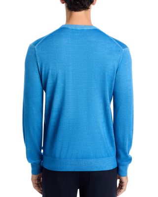 Merino Wool Garment Dyed Sweater