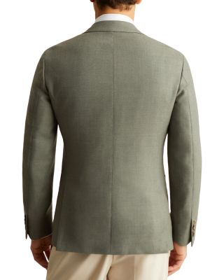 Midnight Single Breasted Textured Slim Fit Blazer