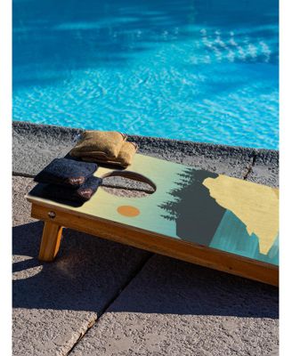 1ft x 2ft Mahogany Pathfinder Cornhole Board Set