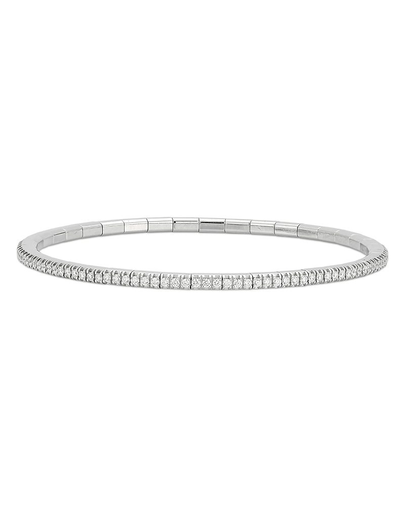 Roberto Demeglio 18K White Gold Extensible by Demeglio Diamond Tennis Stretch Bracelet