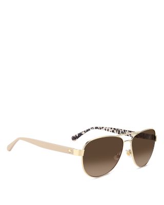 Polina Pilot Sunglasses, 61mm