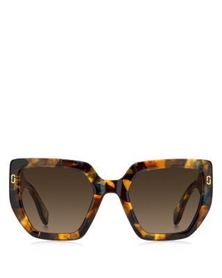 Square Geometrical Sunglasses, 52mm