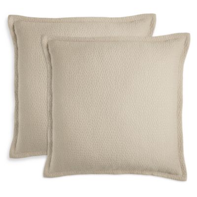 Signature Pebbled Matelass&eacute; Euro Sham, Pair