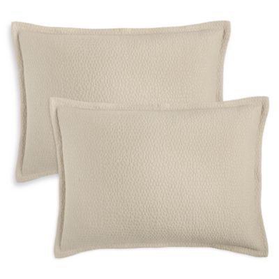 Signature Pebbled Matelass&eacute; Standard Sham, Pair