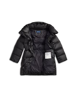 Girls' Down Hooded Long Jacket - Big Kid, Little Kid