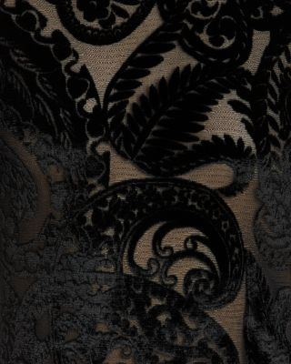 Velvet Paisley Mermaid Maxi Dress