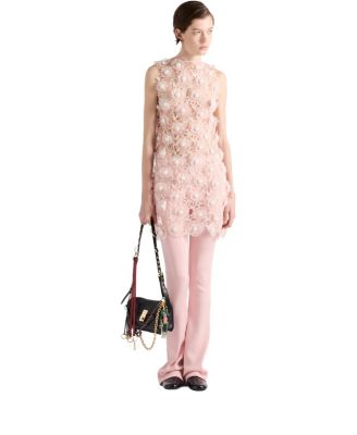 Soft Sound Small Leather Shoulder Bag with Charms