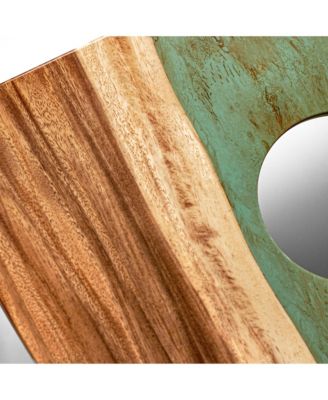 2ft x 4ft River Epoxy Resin with Live Edge Acacia Pathfinder ART Cornhole Boards