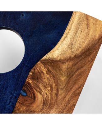 2ft x 4ft River Epoxy Resin with Live Edge Acacia Pathfinder ART Cornhole Boards