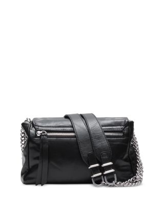 Chelsea Leather Small Flap Shoulder Bag