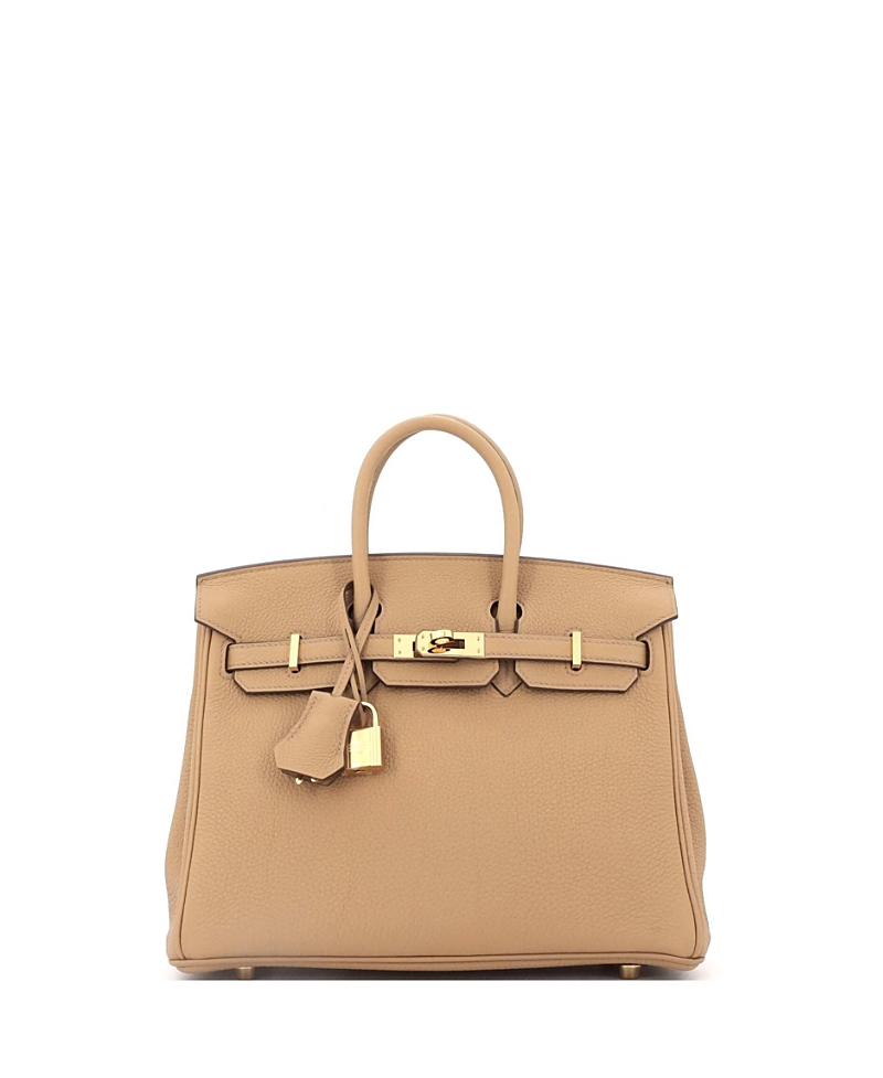 Pre-owned Pre-owned Hermes Hermes Birkin 25 Handbag Brown Togo With Gold Hardware