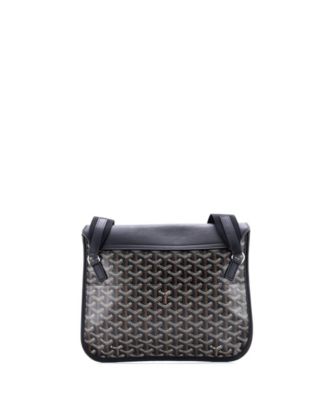   Coursier Messenger Bag Coated Canvas and Leather