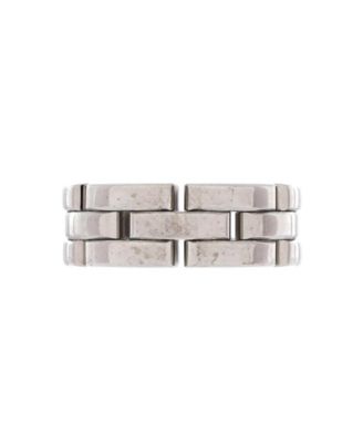 Pre-Owned Cartier - Maillon Panthere 3 Row Ring 18K White Gold