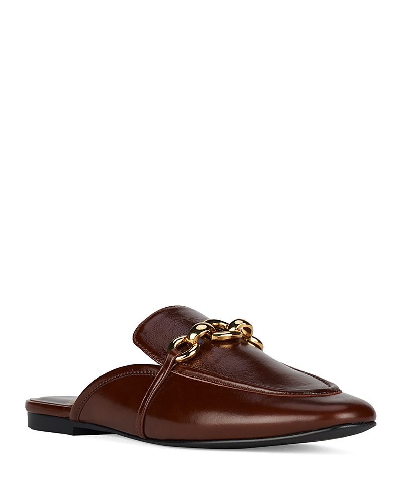 Jeffrey Campbell Women's Clerk Slide Loafer Flats In Brown