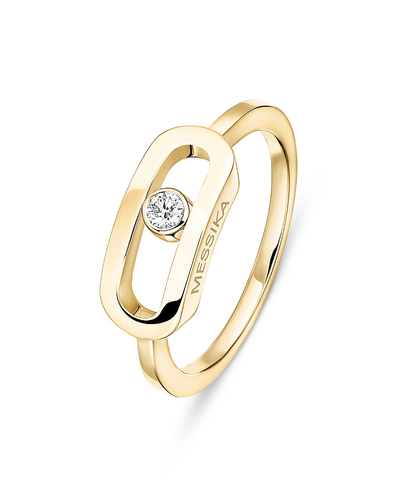 Messika Diamond Move Uno Ring In 18k Gold, 0.01 Tcw In Gold