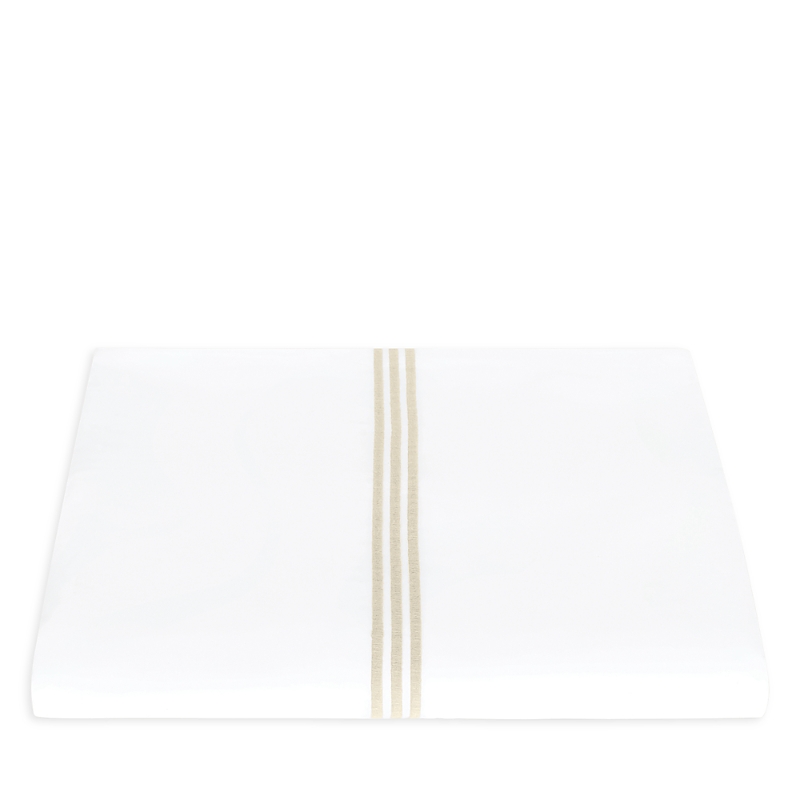 Matouk Bel Tempo Duvet Cover, King In White