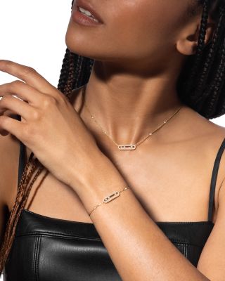 Diamond Baby Move Pav&eacute; Bracelet in 18K Gold, 0.29 tcw