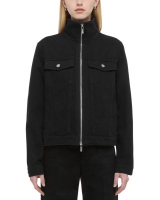 Funnel Neck Trucker Jacket 