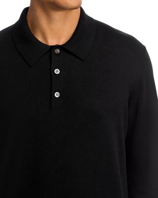 Cotton Long Sleeve Polo Shirt