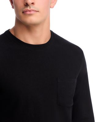 Long Sleeve Crewneck Pocket Tee