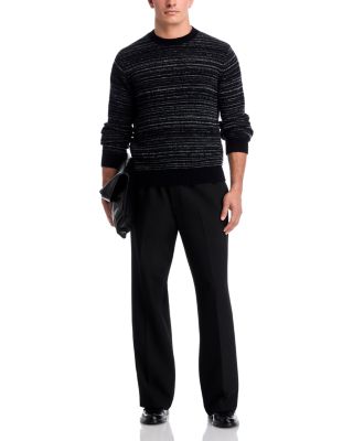 Marled Stripe Crewneck Sweater