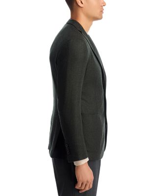 Stretch Wool Blend Flannel Slim Fit K-Jacket