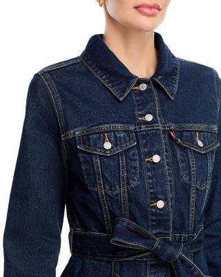 Mod Wife Belted Denim Jacket