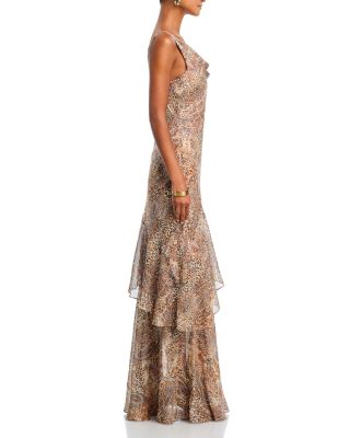 Viola Cowl Neck Silk Gown