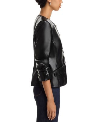 Chris Faux Leather Jacket