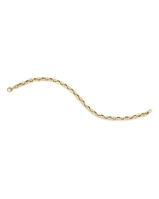 Specchio Venezia Box Link Chain Bracelet in 14K Yellow Gold