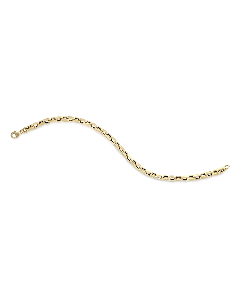 Bloomingdale's Fine Collection Specchio Venezia Box Link Chain Bracelet In 14k Yellow Gold