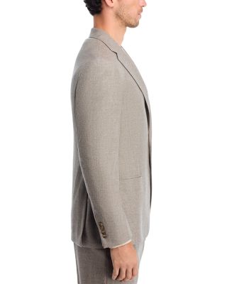 Brushed Ticweave Wool Suit Jacket