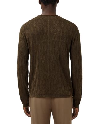 Brycen Broken Argyle Texture Sweater