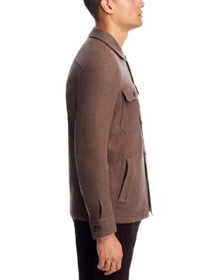Boiled Wool Overshirt