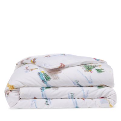 Santa in NY Duvet Cover, Queen