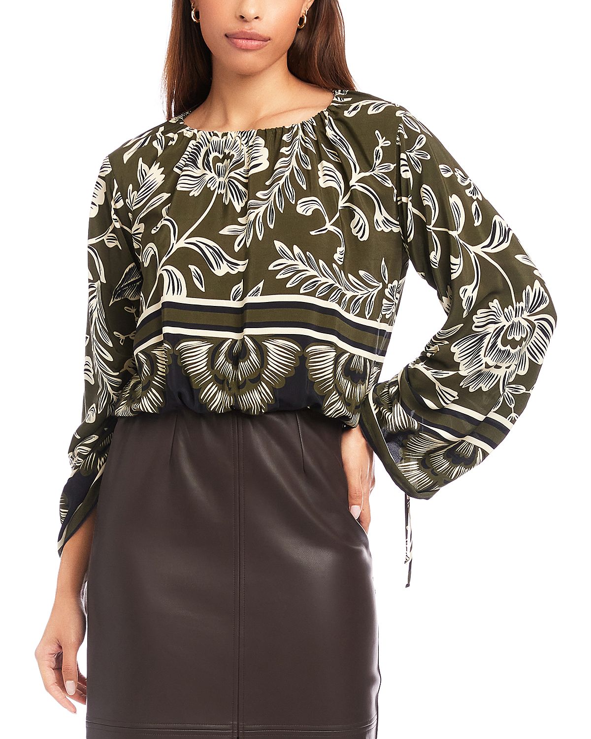 Fifteen Twenty Serafina Adjustable Cuff Top