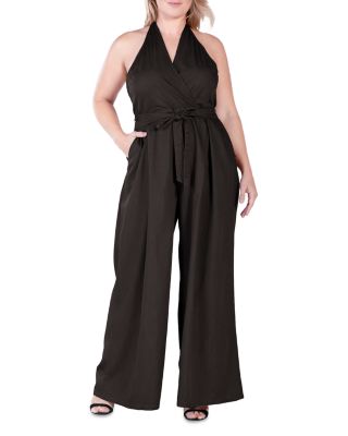 Wide Leg Halter Jumpsuit