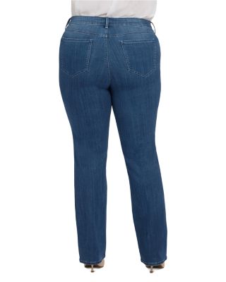 Marilyn High Rise Straight Leg Jeans in Cool Marine