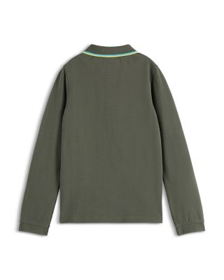 Boys' Long Sleeve Piqué Polo Shirt - Big Kid