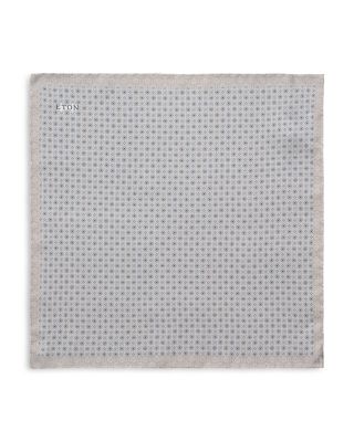 Geometric Silk Pocket Square