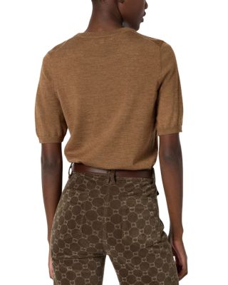 Elsa Merino Wool Puff Sleeve Top